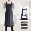 Jaspfct Waterproof Rubber Apron-43 Vinyl Waterproof Apron, Chemical Resistant Work