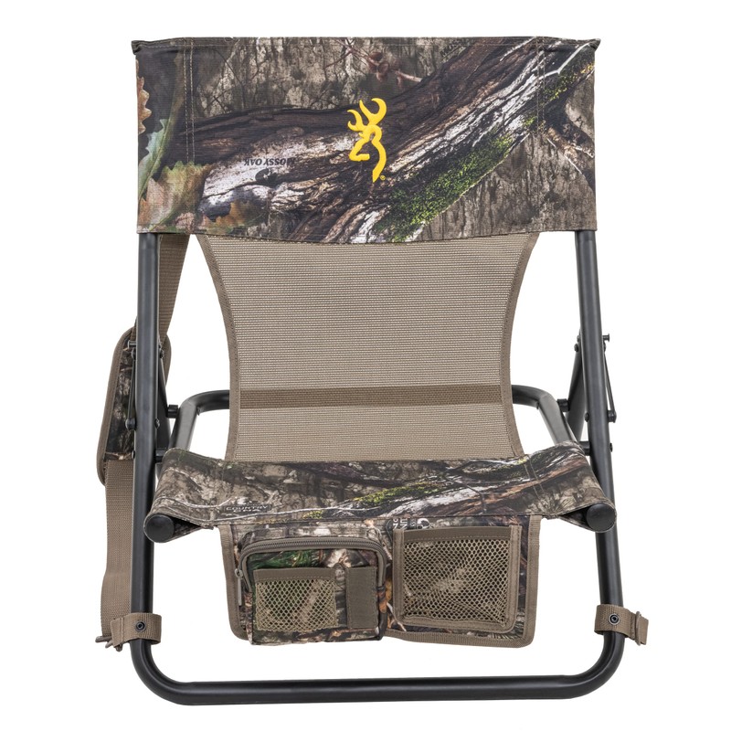 Browning Low-Profile Woodland Hunting Chair with Flat-Folding Design, Durable Steel