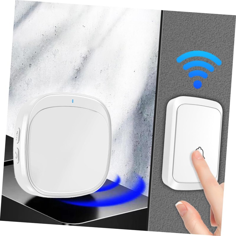 SHINEOFI 1Set Wireless USB Doorbell Intelligent Door Chime with Melodies
