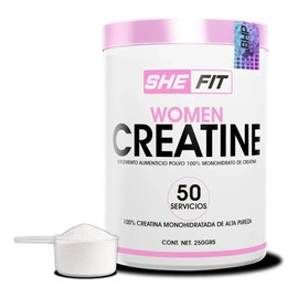 SHE FIT Women Creatina 250 Gr 50 Serv Sabor Sin sabor