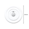 PIKA PKM Universal Vacuum Lids Medium Diameter 8cm Plastic White