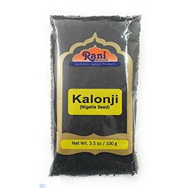 Rani Kalonji (Black Seed, Nigella Sativa, Black Cumin) Seeds 3.5oz (100g) ~ All Natural | Gluten Friendly | NON-GMO | Vegan | Indian Origin