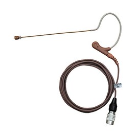 U-Voice UVS70D-H4P-CC Detachable Mini Headset Microphone for Audio Technica (Cocoa Color)