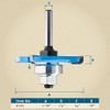 Back Cutter Router Bit - Safe Alignment Roundover Router Bit