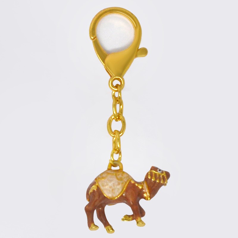 [YISHUI] （イスイ） キーホルダー 風水 キーチェーン 駱駝 お守り 長寿 財布 プレゼント