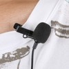 Lavalier Microphone Deep Noise Reduction Clip On Lapel Mic for