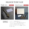 BRANCH TUBE VASE SET OF 3 WEST VILLAGE TOKYO Single