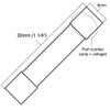 Witonics 6A 250V Slow-Blow Glass Fuses 6x30mm (Pack of 5)