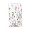 ybclf Wild Floral Butterfly 1 Gang Single Toggle Electrical Outlet