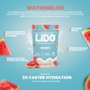 LIDO Watermelon Electrolyte Powder Packets — Clean, Zero-Sugar Hydration Drink