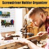 Otoolling 2 Pack 15.75 Inch Screwdriver Organizer Heavy Duty Wall