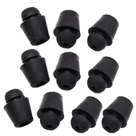 10pcs Black Rubber Car Bumper Door Overslam Universal Shock Absorbing Pad Cushion Car Door Protector Sticker Car Door Gasket