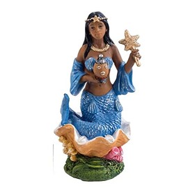 DRW Yemaya Figur mit Stern, Kunstharz, 17 cm