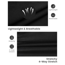 maamgic Men's Shorts Casual 4" Cotton Stretch Classic-fit Casual Shorts for Men Elastic Waistband Multi-Pocket Men's Casual Shorts Daily Wear