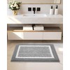 YUTA Bathroom Rugs, Extra Soft and Absorbent Microfiber Bath Mat,