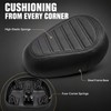 Wide Bike Seat for Comfortable Riding – Breathable Spring Saddle