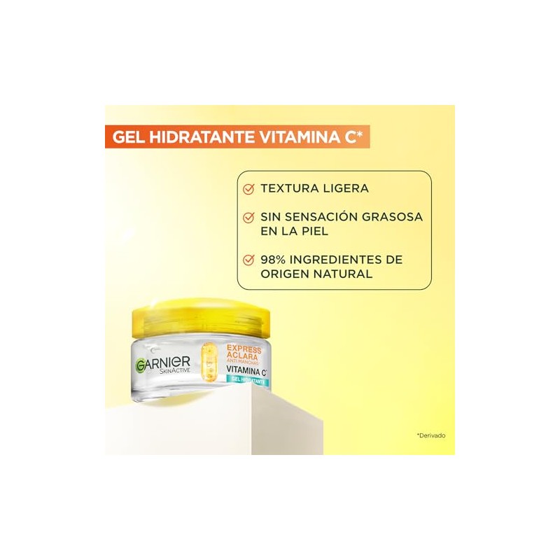 Garnier , 50ml. Hidrata, ilumina y