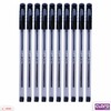 CLARO A-one Ballpoint Pens, BLACK, Medium Point (1.0mm), Pack of