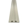 Airline Rail, Flat Profile, Anodised, Length 1 m, Pre-Drilled, Load