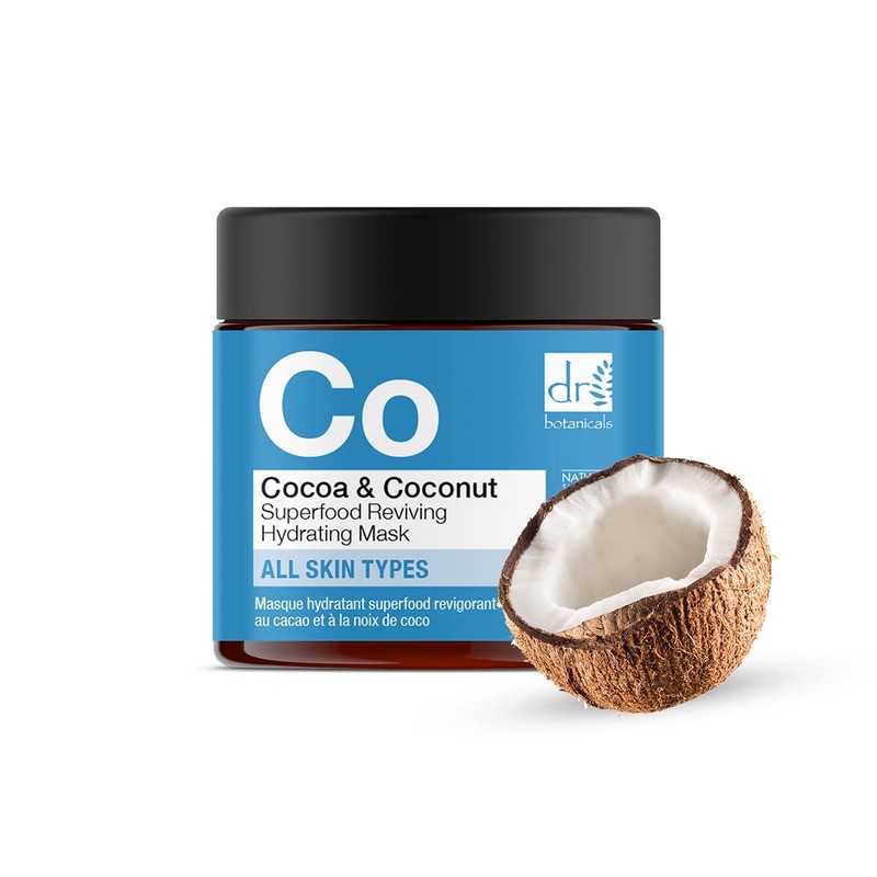 Dr Botanicals Cocoa and Coconut Superfood Invigorating Moisturising Mask