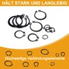VIGRUE 500-Piece Snap Ring Assortment Circlip Set 21 Size Carbon