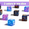 24 Pieces Dice Counters Token Dice D6 Gaming Dice Cube