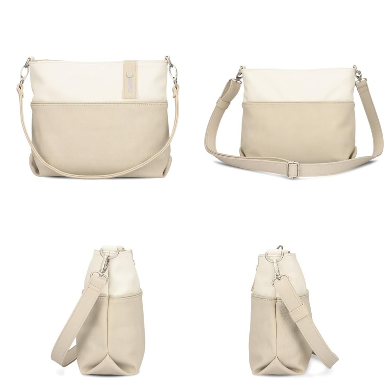 Zwei Jana J8 Women's Crossbody Bag 3 Litre Bi-Colour Canvas