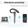 Bluetooth Headset Single Ear Business Earbuds, Wireless Bluetooth Headphones with