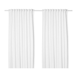 IKEA Tibast Curtains 1 Pair White 503.967.58 Size 57x98