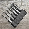 Toolcool 6 Pcs Slotted Screwdriver Bit Set Magnetic Flat Head