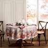Elrene Home Fashions Botanical Harvest Pumpkin Engineered Tablecloth, 70" Round