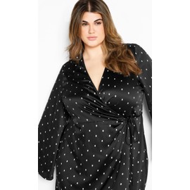 City Chic Women's Plus Size Dress Amira, Windswept SPOT