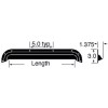 NA 32 Inch Mill-Finish Aluminum Drip Cap Rain Gutter for