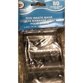 Greenbrier Kennel Club - GKC Dog Poop Waste Bags BLACK 20 COUNT 12 ROLLS 240 TOTAL BAGS + Free Shipping