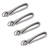 NBEADS 4 Sets Fish Hook Keychains, 2.68 Inch Long Iron