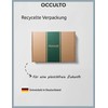 Occulto Women's Trainer Socks Pack of 10 (Model: Alexa), Black