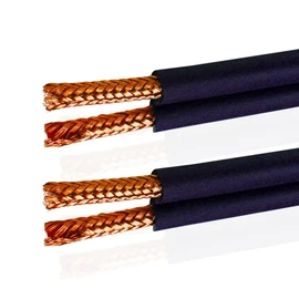 Van Damme Shotgun Audio Twin Interconnect Speaker Cable (Total Definition Directional HI-FI) 268-500-000 2 Metre / 2M