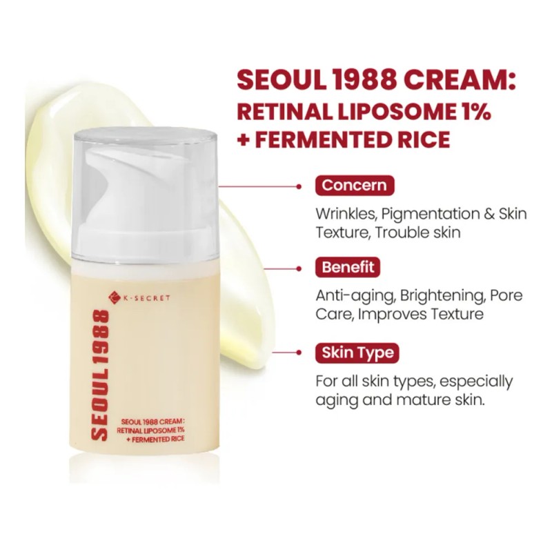 Crema Facial Noche con Retinal y Arroz Fermentado 50ml Todo