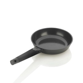 ZAVOR Noir 8 Inch Skillet - Premium Cast Aluminum with Titanium-based Nonstick Ceramic Coating & Removable Handles - Ultra Lightweight - Oven & Induction Ready | Noir Collection (ZCWNR25)