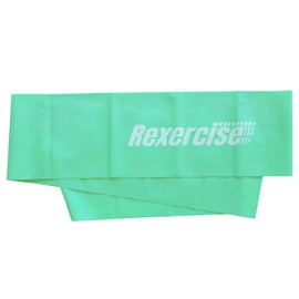 LEXA SIZE Training Band Band Mint Green RBF-2 Length 1.8m Width 12cm Strength Level: 2 Strength Rubber Heavy Duty Beginners Ballet Baseball Inner Muscle Training Muscle Training Exercise Rehab