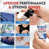 Fabric Glue Permanent, Washable Clear Glue for Clothing Patch, Liquid,