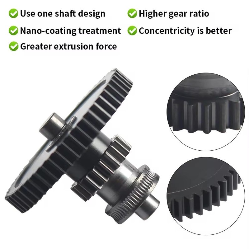 Gear for Neptune 4/Pro/Plus/Max Nano-Coated Mold Steel Integrated Extrusion Head