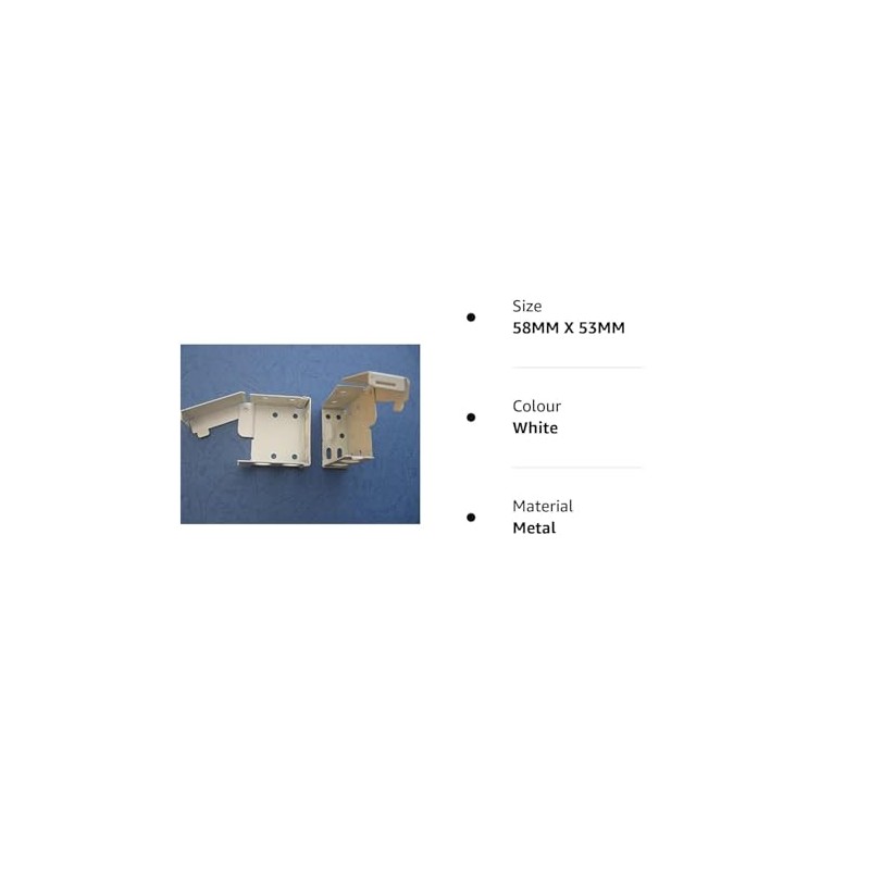 uk-blindparts 1 X PAIR OF LARGE VENETIAN BLIND BOX BRACKETS