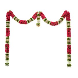 Daedal Crafters- DC260 Pink Rose with Fancy Shining Balls Rose Door Set Hanging