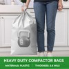 30-Count Heavy Duty Trash Compactor Bags 15 Gallon - 2.6