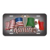 Mexico USA Unity Flags Auto License Plate Personalize Mexican American