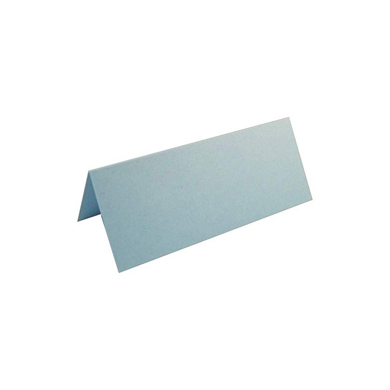 100 x Light Blue Blank Wedding Table Name Place Cards