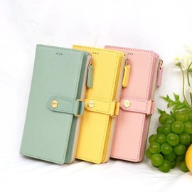 Designskin (신세계김해점)( 대형 ) 슬림 지퍼포켓 월렛플러스-오플/민트  ITM18907 Shinsegae Gimhae Store (Large) Slim Zipper Pocket Wallet Plus - Off / Mint ITM18907