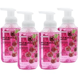 Scent Theory Foaming Hand Soap -Wild Back Cherry- Made with Essential Oils - 11 Fl Oz - 4-Pack