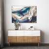 "Awesometik" Abstract Marble Modern Trendy Canvas Print Wall Art, Office